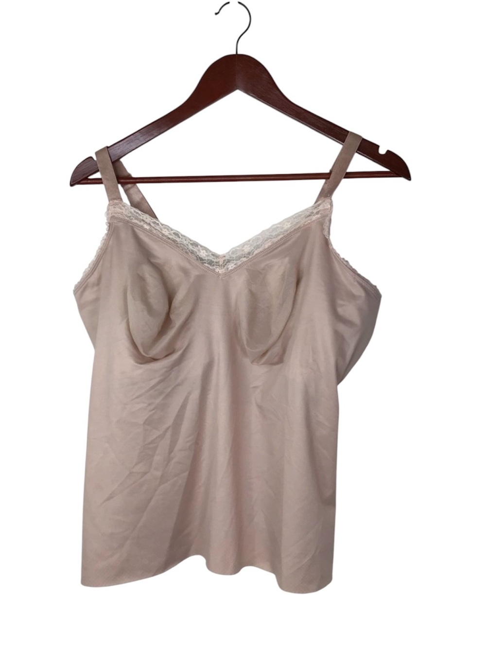 Ruby Ribbon Lumina Lace Cami in Tan Size 44.